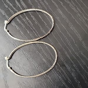 Silver Hoop Earrings
